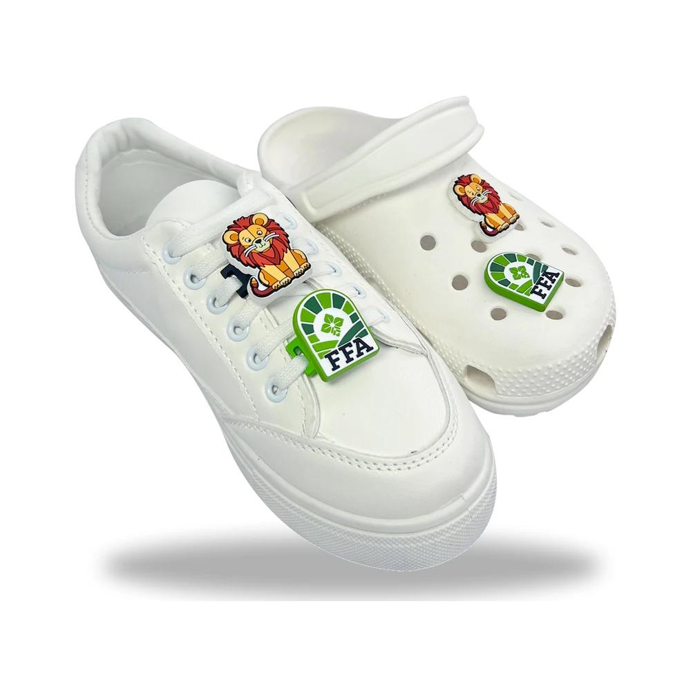 Custom Rubber 2-in-1 Clog & Shoelace Charms